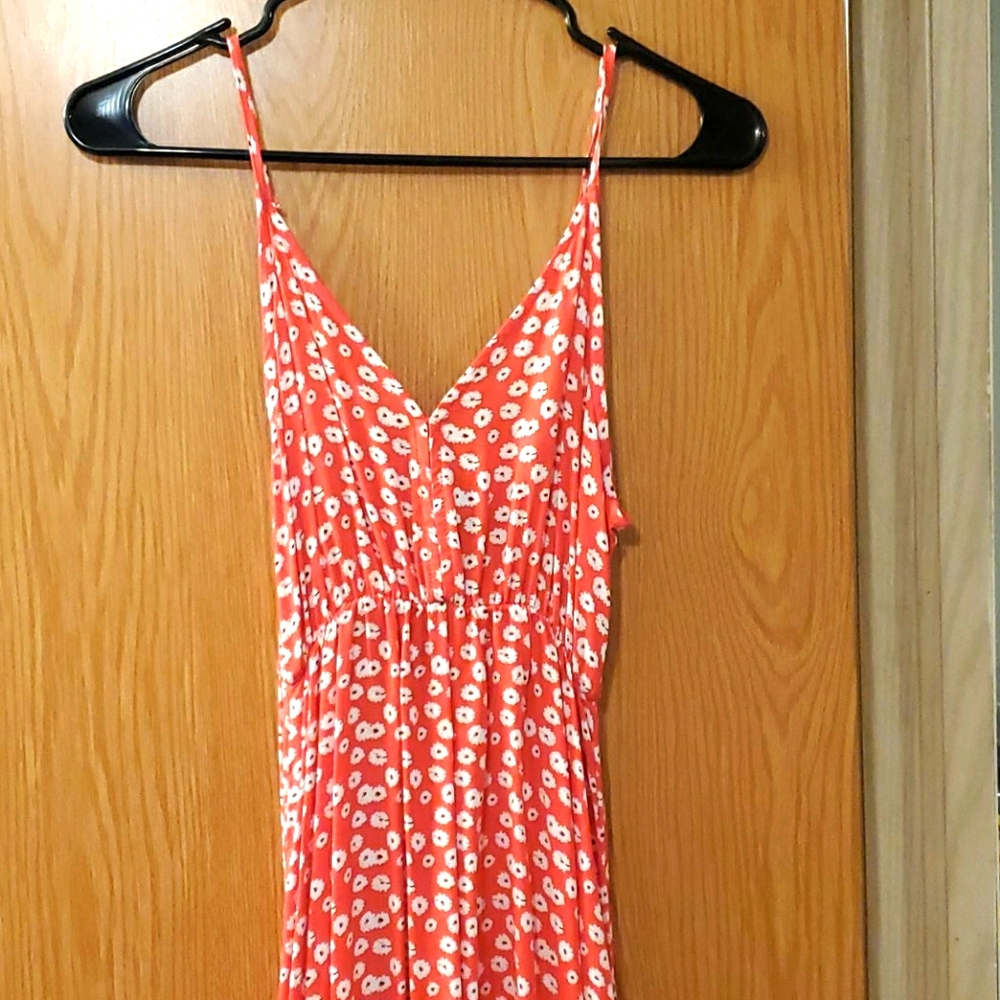 Highlow floral dress